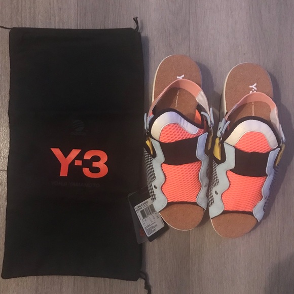 y3 sandals orange